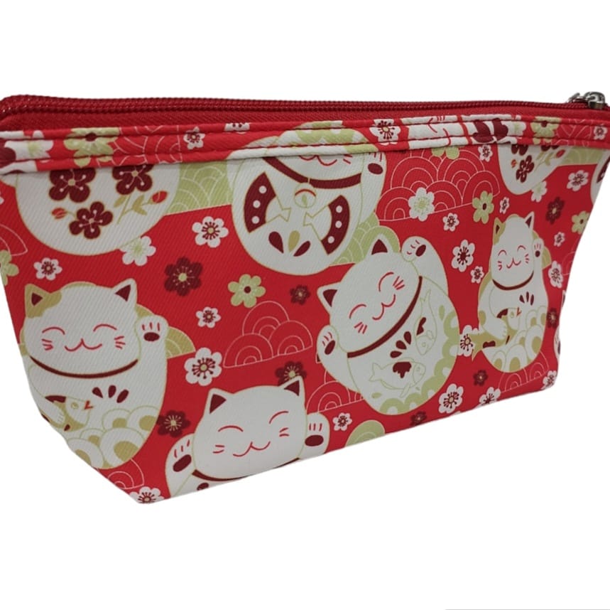 gatos da sorte Necessaire estojo  M